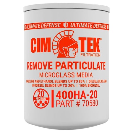 Beta 1 Filters Replacement Spin-on Fuel Filter Compatible with  400HA20 / CIM-TEK 2-PACK B1SF0009198